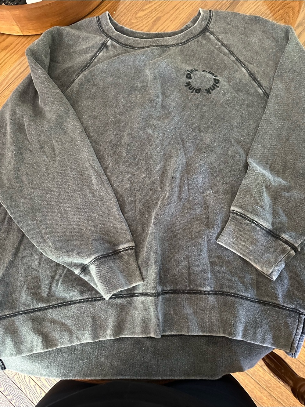 PINK Victoria's Secret Gray Crewneck Sweatshirt